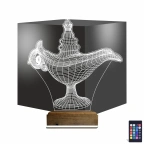 Alaaddin Sihirli Lamba 3D Lamba - Masa Gece Lambası