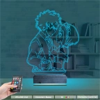 Savaş Uçağı Pilot 3D Lamba - Masa Gece Lambası