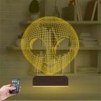Alien Uzaylı Çocuk Odası 3D Lamba - Masa Gece Lambası