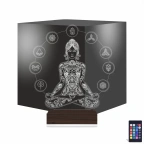 Yoga Yogacı Lotus 3D Lamba - Masa Gece Lambası