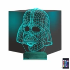 Darth Veider 3D Lamba - Masa Gece Lambası