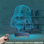 Darth Veider 3D Lamba - Masa Gece Lambası