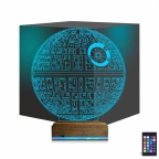 Death Star Ölüm Yıldızı 3D Lamba - Masa Gece Lambası