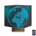Dünya Globe 3D Lamba - Masa Gece Lambası
