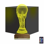 Futbol Fifa Kupası 3D Lamba - Masa Gece Lambası