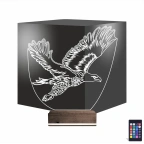 Kartal Futbol Taraftar 3D Lamba - Masa Gece Lambası