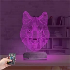 Kurt 3D Lamba - Masa Gece Lambası