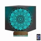 Mandala 3D Lamba - Masa Gece Lambası