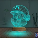 Super Mario 3D Lamba - Masa Gece Lambası