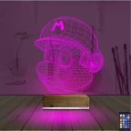 Super Mario 3D Lamba - Masa Gece Lambası