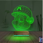 Super Mario 3D Lamba - Masa Gece Lambası