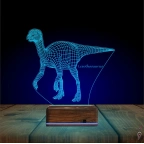 Dinozor Lesothosaurus 3D Lamba - Masa Gece Lambası
