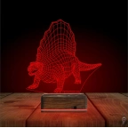 Dinozor Spinosaurus 3D Lamba - Masa Gece Lambası