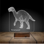 Dinozor Tiranazor 3D Lamba - Masa Gece Lambası