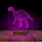 Dinozor Tiranazor 3D Lamba - Masa Gece Lambası