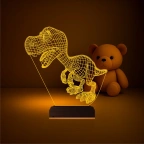 Sevimli Dinozor 3D Lamba - Masa Gece Lambası