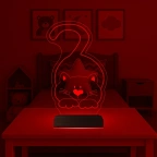 Kedi Kedicik Çocuk Odası 3D Lamba - Masa Gece Lambası