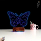 Kelebek 3D Lamba - Masa Gece Lambası