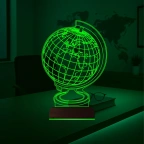 Dünya Ofis Hediye 3D Lamba - Masa Gece Lambası