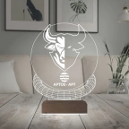 Crypto Aptos Apt Coin Kripto Finans 3D Lamba - Masa Gece Lambası