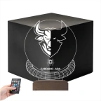 Crypto Cardano Ada Coin Kripto Finans 3D Lamba - Masa Gece Lambası