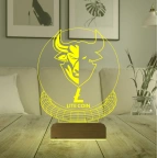 Crypto Lite Ltc Coin Kripto Finans 3D Lamba - Masa Gece Lambası