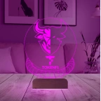 Crypto Tokenfi Coin Kripto Finans 3D Lamba - Masa Gece Lambası