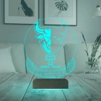 Crypto Shiba Treat Coin Kripto Finans 3D Lamba - Masa Gece Lambası