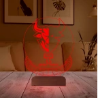 Crypto Shiba Treat Coin Kripto Finans 3D Lamba - Masa Gece Lambası