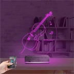 Çello Enstrüman Müzik Kişiye Özel 3D Lamba - Masa Gece Lambası