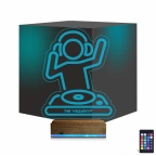 Dj Mixer Kişiye Özel 3D Lamba - Masa Gece Lambası