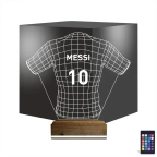 Futbol Forma Taraftar Kişiye Özel 3D Lamba - Masa Gece Lambası