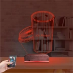 Kahve Kişiye Özel 3D Lamba - Masa Gece Lambası