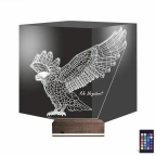 Kartal Taraftar Kişiye Özel 3D Lamba - Masa Gece Lambası