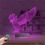 Kartal Taraftar Kişiye Özel 3D Lamba - Masa Gece Lambası