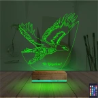 Kartal Taraftar Kişiye Özel 3D Lamba - Masa Gece Lambası