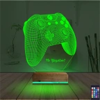 Joystick Oyun Konsolu Kişiye Özel 3D Lamba - Masa Gece Lambası