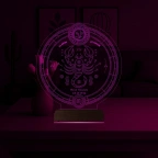 Astroloji Akrep Burcu Kişiye Özel 3D Lamba - Masa Gece Lambası
