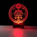 Astroloji Aslan Burcu Kişiye Özel 3D Lamba - Masa Gece Lambası