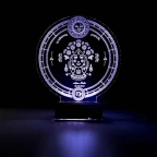 Astroloji Başak Burcu Kişiye Özel 3D Lamba - Masa Gece Lambası