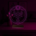 Astroloji Boğa Burcu Kişiye Özel 3D Lamba - Masa Gece Lambası
