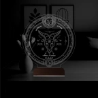 Astroloji Oğlak Burcu Kişiye Özel 3D Lamba - Masa Gece Lambası
