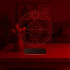 Astroloji Yay Burcu Kişiye Özel 3D Lamba - Masa Gece Lambası