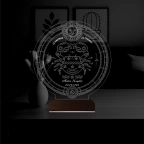 Astroloji Yengeç Burcu Kişiye Özel 3D Lamba - Masa Gece Lambası