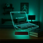 Laptop Notbook Bilgisayar Kişiye Özel 3D Lamba - Masa Gece Lambası