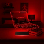 Laptop Notbook Bilgisayar Kişiye Özel 3D Lamba - Masa Gece Lambası