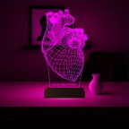Kalp Cerrah Kişiye Özel 3D Lamba - Masa Gece Lambası