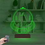 Hemşire Hediye Kişiye Özel 3D Lamba - Masa Gece Lambası