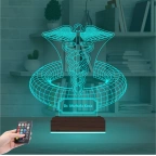 Doktor Hediye Tıp Logo Kişiye Özel 3D Lamba - Masa Gece Lambası