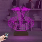 Doktor Hediye Tıp Logo Kişiye Özel 3D Lamba - Masa Gece Lambası